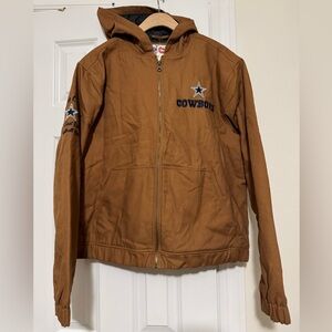 Brown Cowboy Hooded Jacket